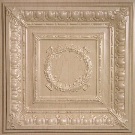 Ceilume Empire 2ft x 2ft Sandal Wood Ceiling Tile V3-EMPIRE-22SWD